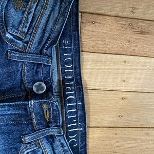 Nomad Tribe low rise, boot cut jeans. 98% cotton, 2 % spandex. Size 25.